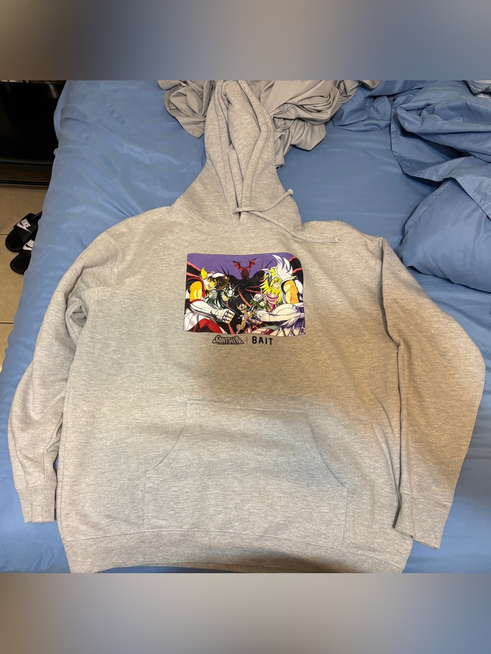 Bait x Saint Seiya Bronze Saints Grey Men’s XL Hoodie